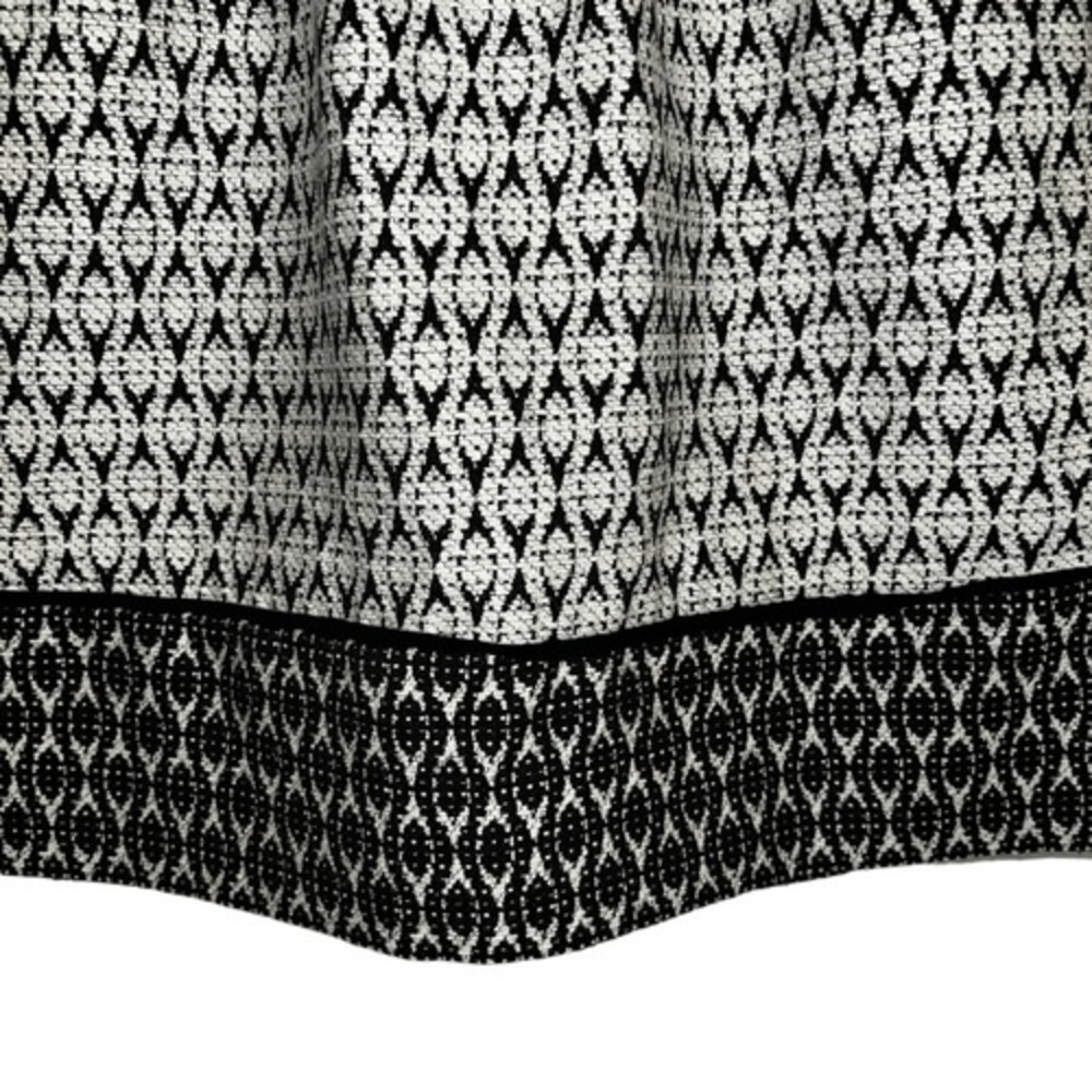 J. CREW Black & White‎ Textured Block Print Mini Skirt With Pockets EUC Size 8 - Picture 4 of 9